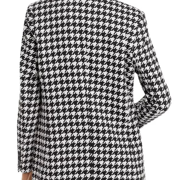 Anine Bing Black and White Houndstooth Blazer, Size XS-S - Picture 3 of 16